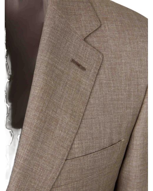 Canali Button-Up Pak in het Natural voor heren