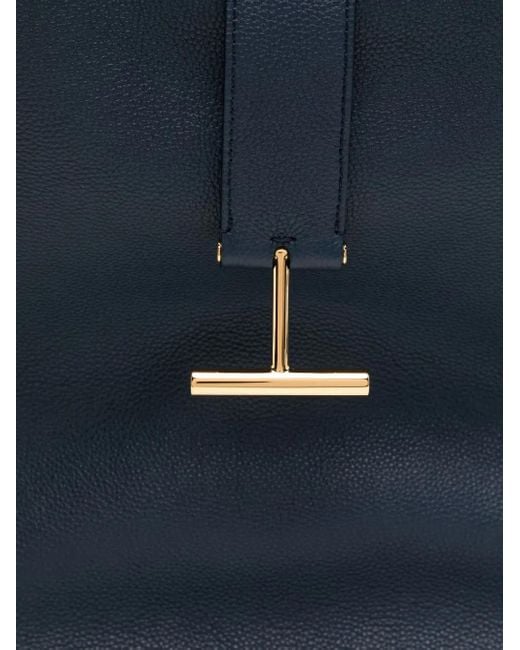 Tom Ford Blue Tara Large Shoulder Bag