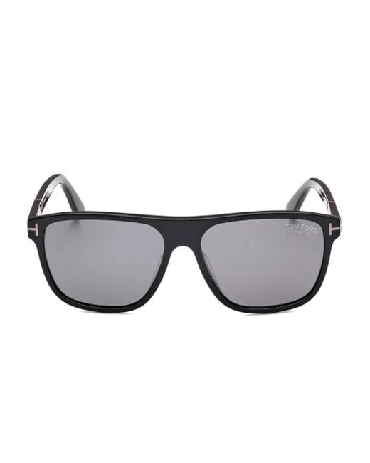 Tom Ford Gray Frances Square-Frame Sunglasses for men