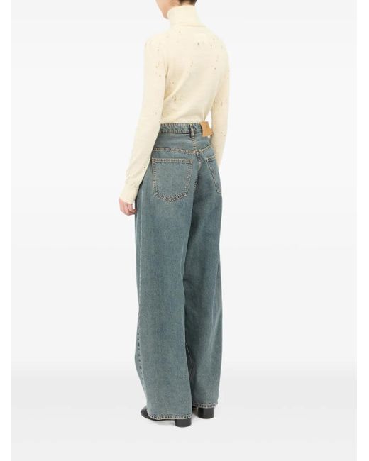 MM6 by Maison Margiela Blue Mm6 Mm6 5 Pockets Jeans
