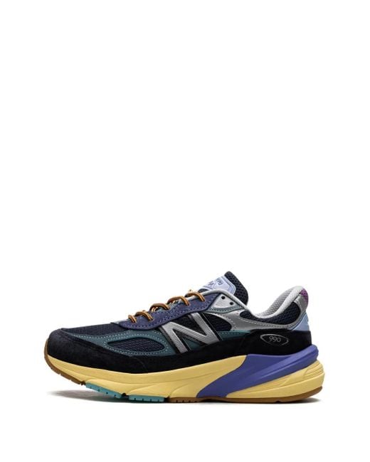 New Balance Blue 990 V6 Action Bronson Lapis Lazuli Sneakers
