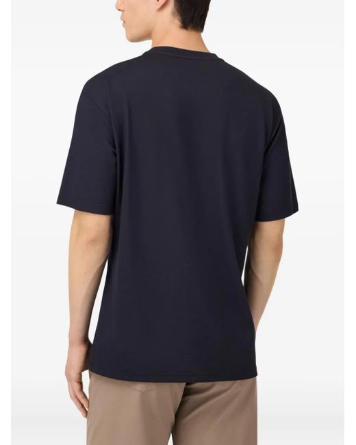 メンズ Boggi パッチポケット Tシャツ Blue