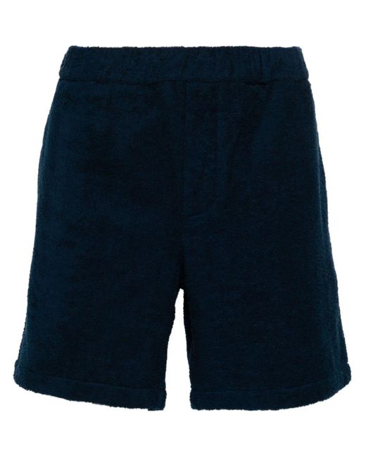 Shorts con placca logo di Prada in Blue da Uomo