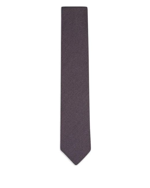 Canali Purple Textured Tie for men