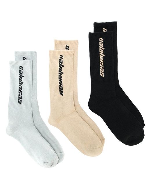 Yeezy Multicolor Calabasas Socks Set for men