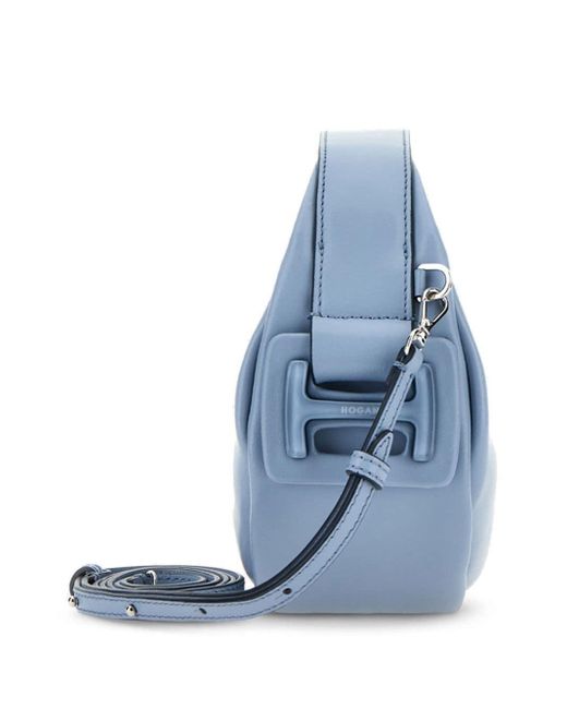 Hogan Blue H-bag Leather Mini Bag