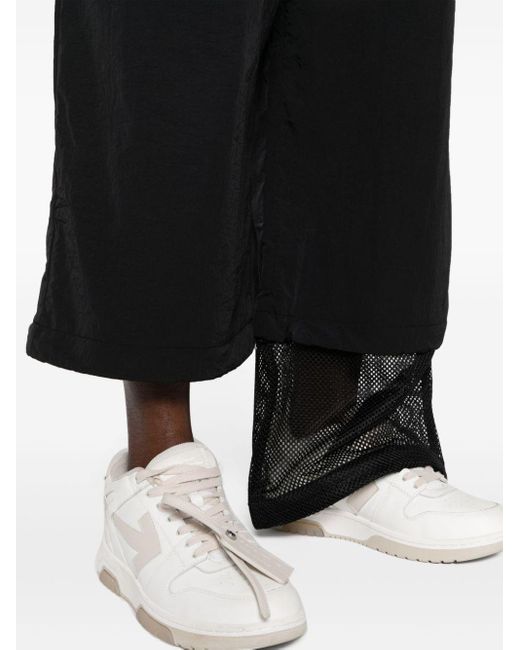 Pantalones anchos de talle alto Off-White c/o Virgil Abloh de color Black