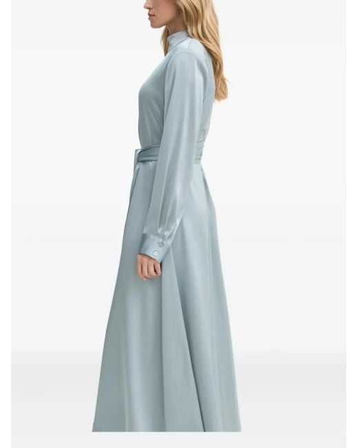 Vestido midi con cuello falso Gestuz de color Blue