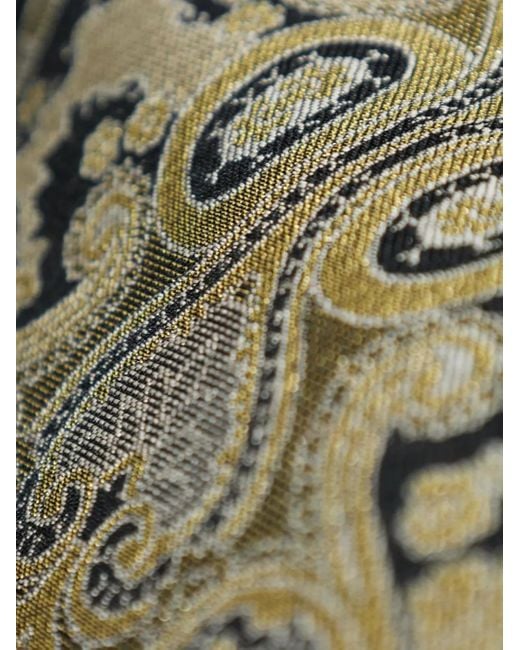 Etro Black Paisley-Pattern Wool Jacket