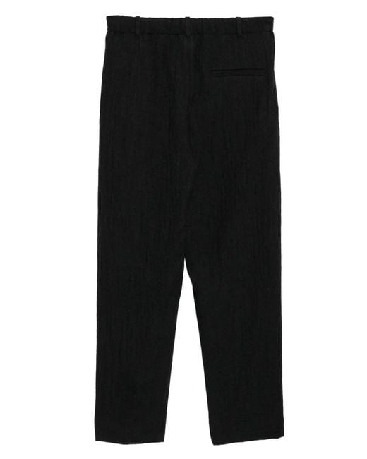 Forme D'expression Black Tapered Trousers for men