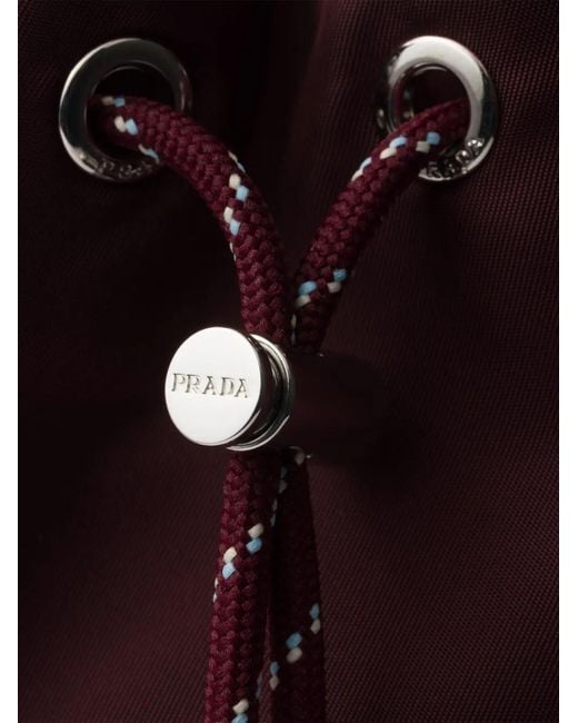 Prada Purple Speedrock Re-Nylon Pouch