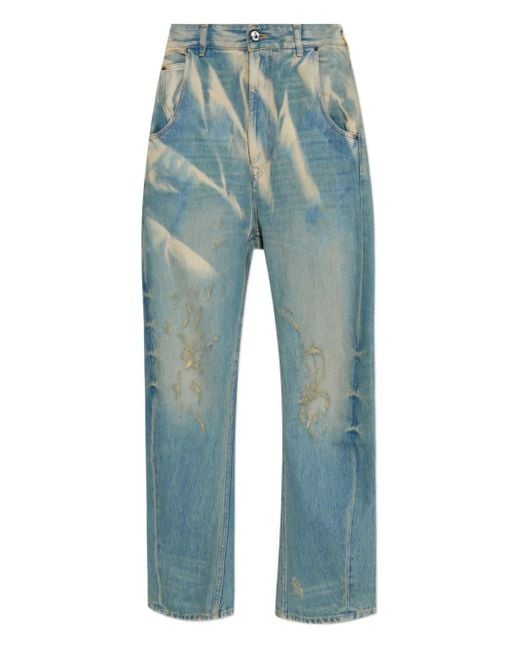Vivienne Westwood Blue Buckle Back Jeans