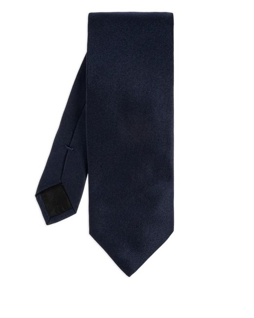 Givenchy Blue Logo Silk Tie for men