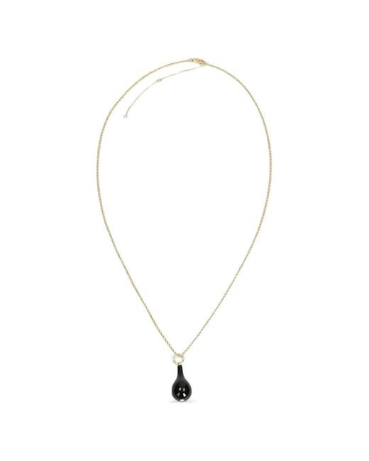 Totême White Collier À Pendentif