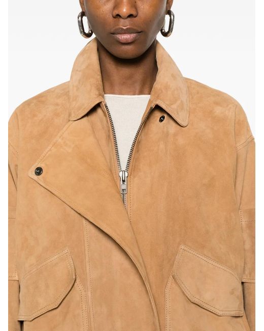 S.W.O.R.D Natural Patch Pocket Bomber Jacket