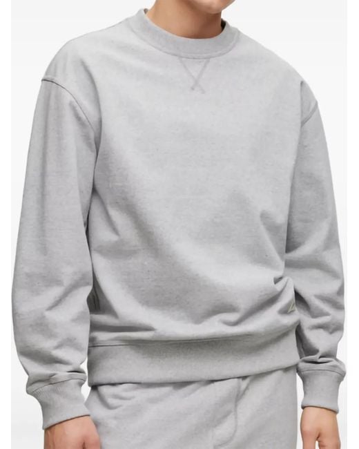 Boss Gray Wecircular Sweatshirt for men