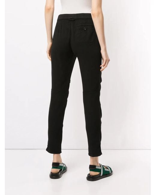 James Perse Black Slim Fit Trousers