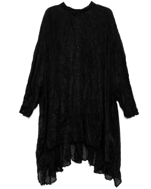 Rundholz シャツドレス Black