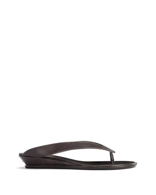 Giuseppe Zanotti White Nour Contrasting-Stitch Sandals