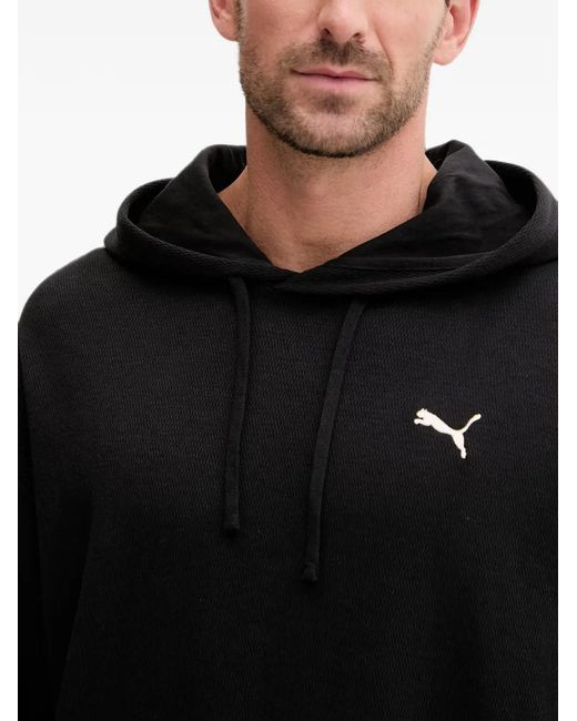 PUMA Black Essentials Elevated Hoodie for men