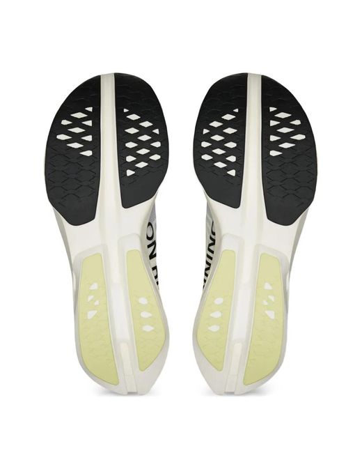 On Shoes White Logo-Print Sneakers for men