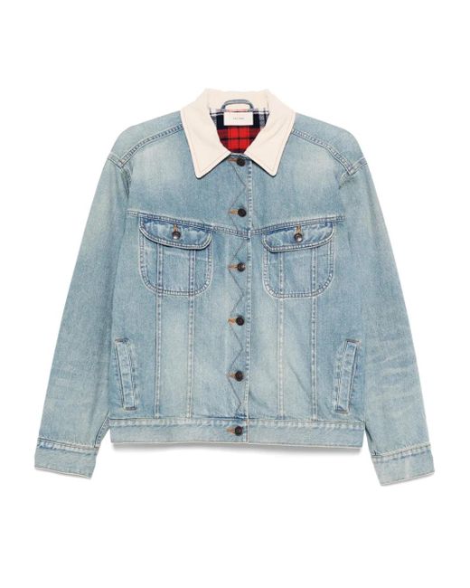 The Row Blue Jorelle Jacket In Cotton