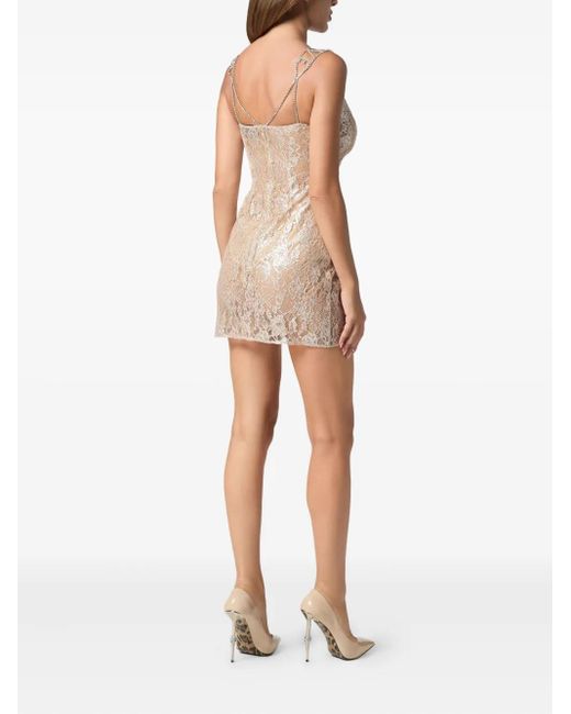 Philipp Plein Natural Plein Love Mini Dress
