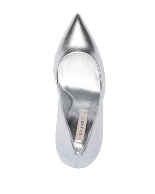Zapatos Blade con tacón de 110mm Casadei de color White