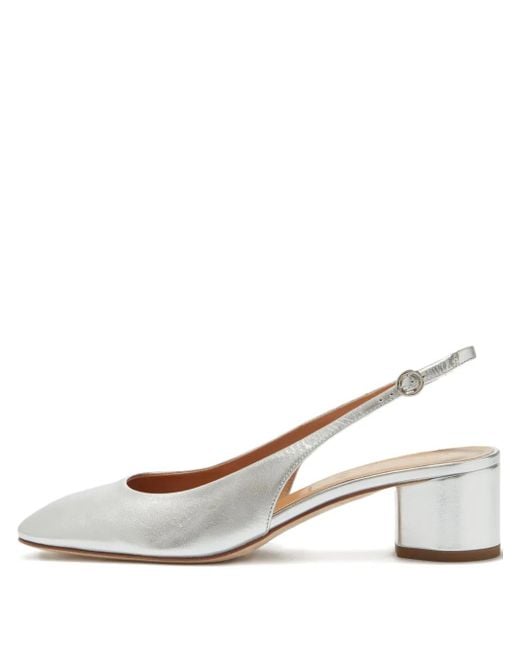 Escarpins Romy 55 Mm À Bride Arrière Aeyde en coloris White