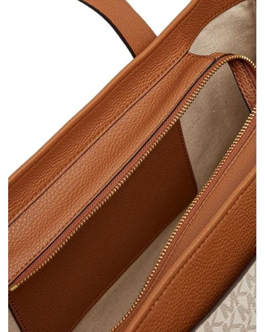 MICHAEL Michael Kors White Monogram Tote Bag
