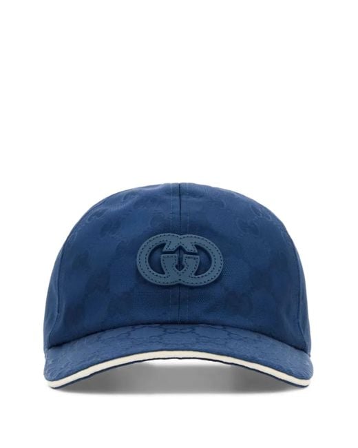 Gucci Blue Gg Canvas Baseball Cap for men