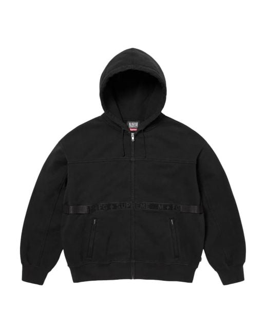 Sudadera con capucha de x Marithé+François Girbaud Supreme de hombre de color Black