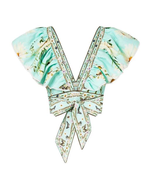 Camilla Green Freefall Top