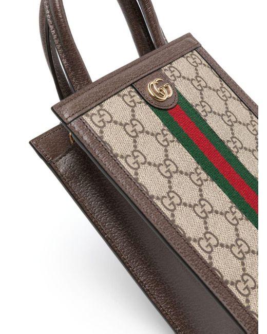 Gucci Natural Mini Ophidia GG Tote Bag