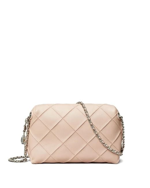 Bandolera Fleming Tory Burch de color Natural