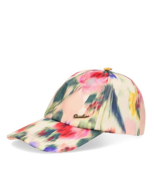 Cappello da baseball Cardi a fiori di Borsalino in Pink