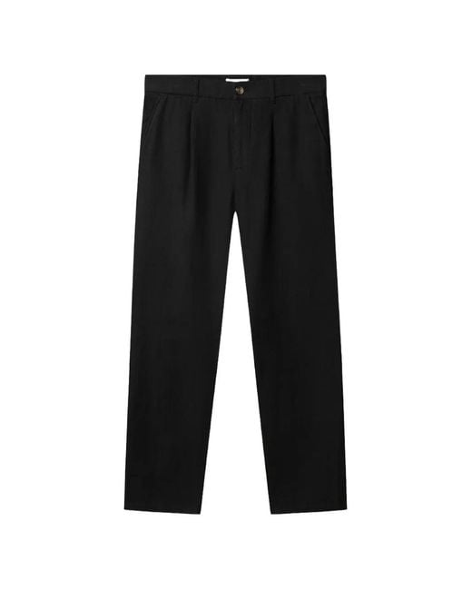 Gabba Black Pantalon Napoli 19 À Plis for men