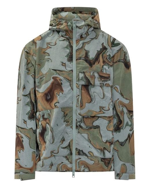 Woolrich Green Tie-Dye Jacket for men