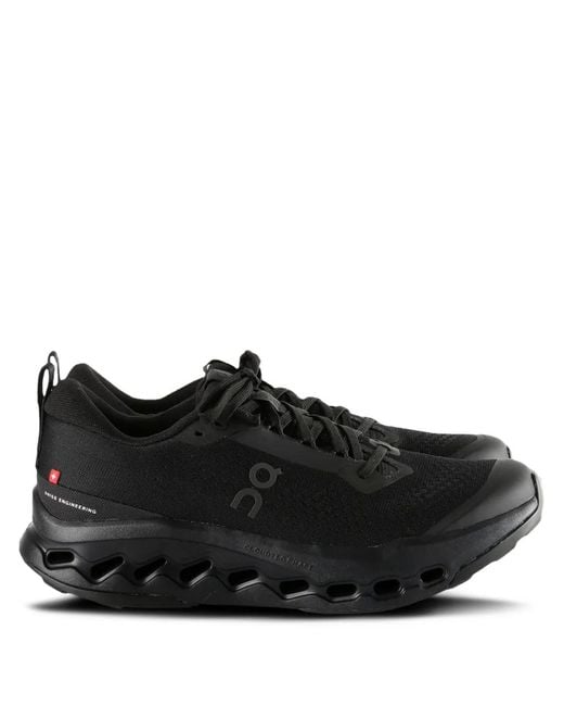On Shoes Black Cloudsurfer Trail 2 Sneakers for men