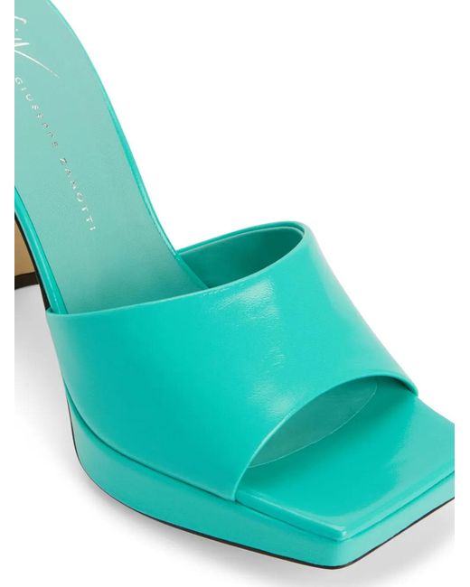 Giuseppe Zanotti Blue 100Mm Solhene Sandals