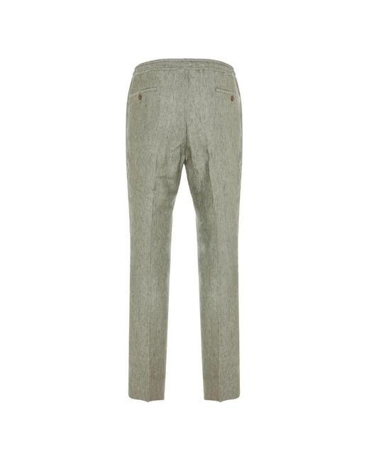 Corneliani Gray Pantalon À Lien De Resserrage for men