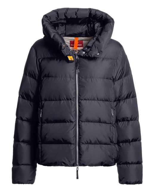 Parajumpers Blue Hooded Puffer Jacket