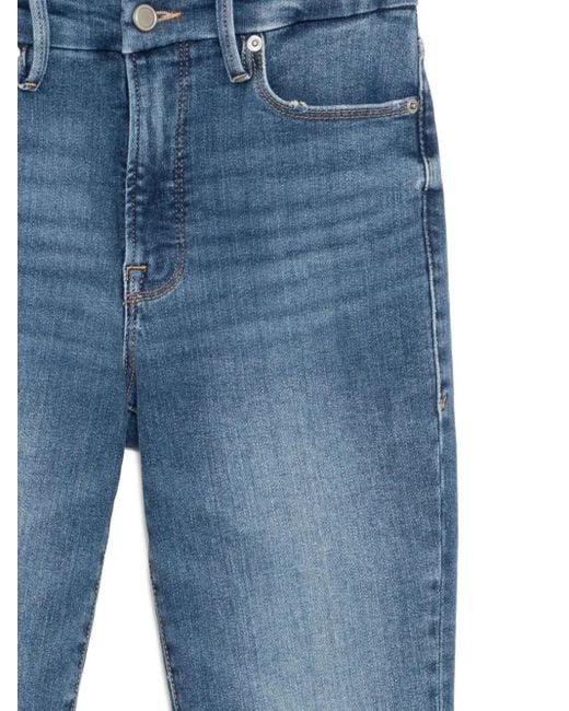 GOOD AMERICAN Blue Good Straight-leg Jeans