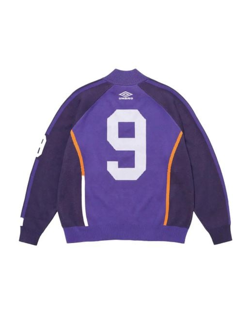 Supreme Purple X Umbro Zip-Up Sweatshirt