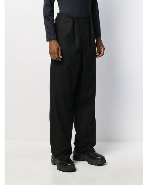 pleated bell bottom trousers
