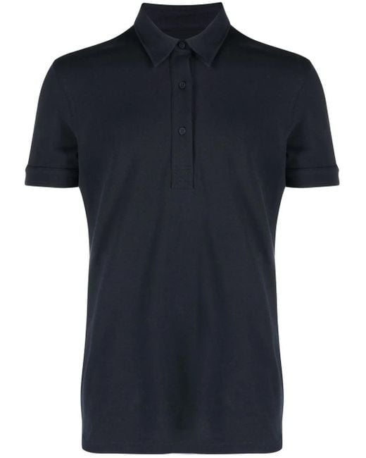 Orlebar Brown Blue Orlebar - Black Sebastian Cotton Polo Shirt for men
