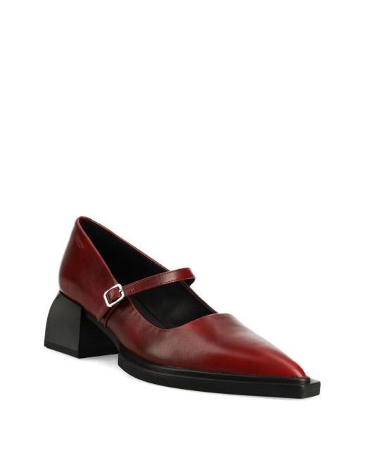 Vagabond Brown 55Mm Vivian Buckle-Strap Block-Heel Pumps