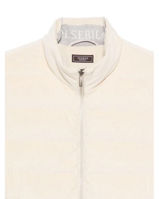 Peserico Natural Corduroy Vest for men