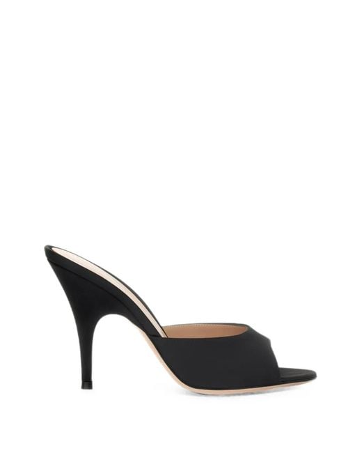 Gianvito Rossi Black Sofia Mules 95