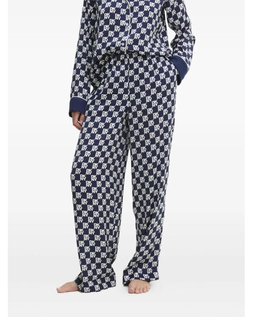 DKNY ロゴ パジャマ Blue